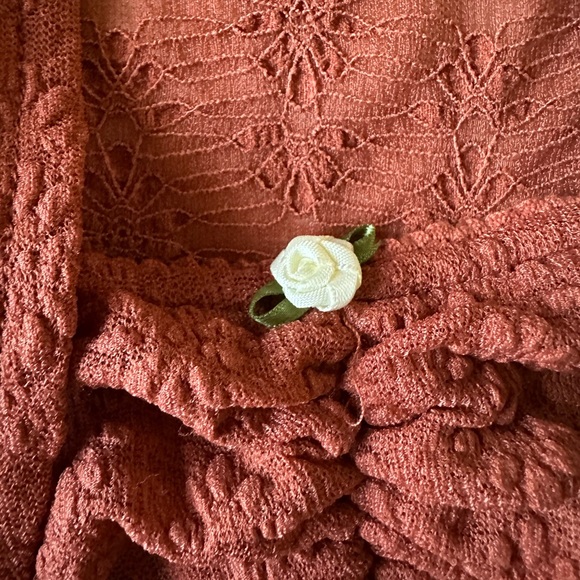 Sugar Moon Rust 2 Piece Top Set, Size L —NWT - Picture 6 of 12